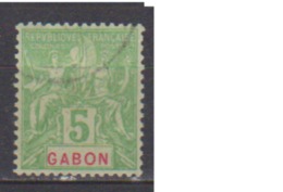 GABON           N°   19    ( 17 )     OBLITERE         ( O 1275 ) - Usati