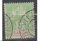 GABON           N°   19    ( 21 )     OBLITERE         ( O 1279 ) - Used Stamps