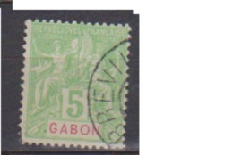 GABON           N°   19    ( 23 )     OBLITERE         ( O 1281 ) - Usati