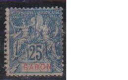 GABON           N°   23   ( 1 )           OBLITERE         ( O 1296 ) - Usados