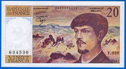 20 FRANCS DEBUSSY 1987 Y.020 PRESQUE NEUF SORTI DE SA LIASSE (SUR MON SITE Serbon63 DES MILLIERS D'ARTICLES EN VENTES) - 20 F 1980-1997 ''Debussy''