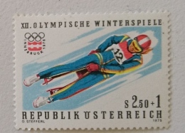 AUTRICHE Bobsleigh, Jeux Olympiques INNSBRUCK 1976. 1 Valeur ** MNH - Inverno1976: Innsbruck