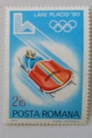 ROUMANIE BOBSLEIGH A DEUX, Jeux Olympiques LAKE PLACID 1980. Yvert N° 3244 MNH ** - Inverno1980: Lake Placid