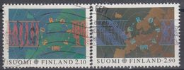 FINLANDIA 1991 Nº 1110/11 USADO - Oblitérés