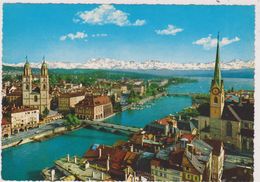 SUISSE,SWITZERLAND,SWISS, HELVETIA,SCHWEIZ,SVIZZERA ,ZURICH ,pont,église,ZURI,ZURIGO, Vue Aerienne - Zürich