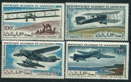 MAURITANIE Avion, Avion, Plane. Yvert PA 57/60 ** MNH - Vliegtuigen