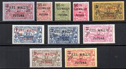 Col 4/ Wallis Et Futuna N° 30 à 39 Neuf X MH Cote 118,00€ - Nuovi