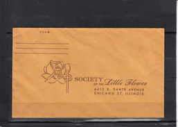 CHICAGO 37  ILLINOIS   USA   Society  Off The LITTLE FLOWER  Enveloppe Reponse - Estados Unidos