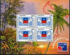 Mayotte BF 1 Neuf ** TB MNH Sin Charnela Cote 11.5 - Blocks & Kleinbögen