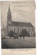 Côtes D'Armor LOUDEAC Chapelle ND Des Vertus Au Fond Nouvel Hôtel De Ville - Loudéac