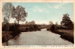 SAINT PHILBERT DE GRAND LIEU LA BOULOGNE EN AMONT DU PONT DE CHEMIN DE FER - Saint-Philbert-de-Grand-Lieu