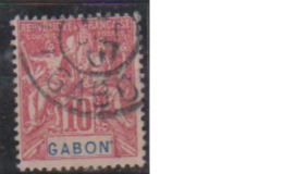 GABON           N°   20     ( 7 )         OBLITERE         ( O 1395 ) - Gebraucht