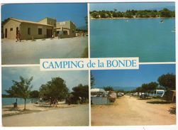 CPM    84    CABRIERES D AIGUES      CAMPING DE LA BONDE      MULTIVUES - Cabrieres D'Aigues