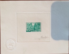 Epreuve Artiste / Artist Proof Moustiers Sainte Marie Yvert 1436 Annee 1965 En Vert Net 130€ - Artist Proofs