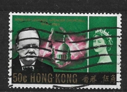 HONG KONG -   1966 Winston Churchill Commemoration, 1874-1965    Used - Oblitérés