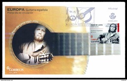 SALE!!! ESPAÑA SPAIN ESPAGNE SPANIEN 2014 EUROPA CEPT MUSIC INSTRUMENTS PACO DE LUCIA - FDC First Day Cover - 2014