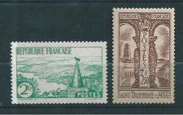 France Timbres De 1935/36  N°301 Et 302  Neufs  Petite Trace De Charnière Cote 72&euro; - Nuevos