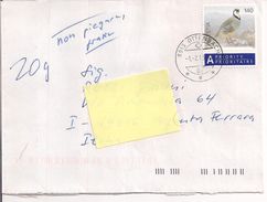 SVIZZERA-UCCELLI 140, LETTERA VIAGGIATA 2013,POSTE OTTENBACH-ITALIA - Storia Postale