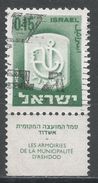 Israel 1965. Scott #283 (U) Arms Of Ashdod - Usados (con Tab)