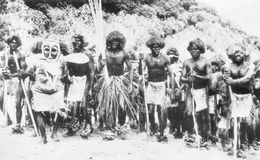 Vanuatu - Ceremonial Dance To Ward Off Evil Spirits Before The Famous Pentecost Jump At Pentecost Island - Vanuatu