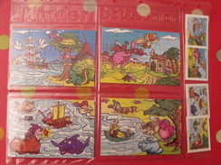 4 Puzzles Kinder  K 99 N° 120 à 123 + BPZ. 1999 - Puzzels