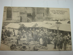 Delcampe - C.P.A.- Thouars (79) - Le Marché Aux Légumes - Place Saint Médard - 1917 - SUP (I77) - Thouars