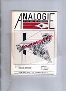 87 - LIMOGES - RARE REVUE ANALOGIE ART ET CRITIQUE-BRETAGNE-1987 LAURENT BOURDELAS-DESSIN JARRAUD-BRANWENN-ENVEL-CLOULAS - Limousin