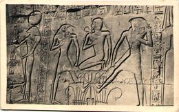 Egypte - EDFOU - Bas-reliefs - Edfu