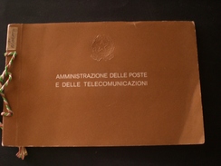 REPUBBLICA ITALIA 1972 LIBRETTO UFFICIALE DELLE POSTE - Postzegelboekjes