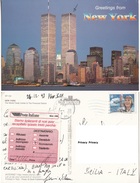 New York City  - The World Trade Center & The Financial District : Timbro : Targhetta Respinto - Empire State Building