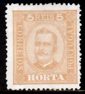 !										■■■■■ds■■ Horta 1892 AF#01(*) King Carlos Neto 5 Réis Loz 13,5 (x9417) - Horta