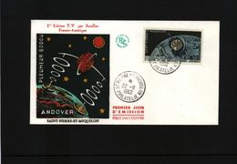 Saint Pierre Et Miquelon 1962 Raumfahrt / Space FDC - Africa