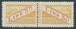 1946 SAN MARINO PACCHI POSTALI 50 LIRE MNH ** - X43 - Pacchi Postali