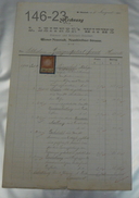 RECHNUNG: L. Leitner`s Witwe/15-8-1902 - Oostenrijk