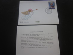 FDC First Day Cover Timbres - Europe - Eire Irlande - FDC -Marcophilie-Lettre - Document Avion-By Air-mail-1984 - FDC