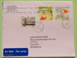 Canada 2013 Cover Ville-St-Georges To Nicaragua - Comics Stella - Ships - Lettres & Documents