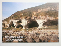 Postcard The King's Caves Isle Of Arran By Whiteholme My Ref B21728 - Ayrshire