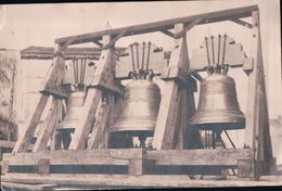 CARTE-PHOTO J. GERARD THAON LES VOSGES Cloches De CHATEL Sur MOSELLE 1946 - Chatel Sur Moselle