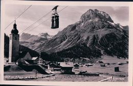 Autriche, Lech Am Arlberg, Seilbahn (909) Pli D'angle - Lech