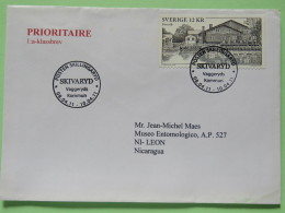 Sweden 2011 Cover Kristdala To Nicaragua - Houses - Briefe U. Dokumente