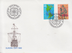 Enveloppe  FDC  1er  Jour    SUISSE    EUROPA    1992 - 1992