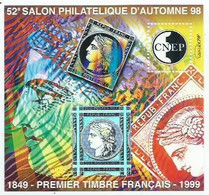 Bloc Feuillet CNEP Salon Philatélique D'automne De Paris N° 28 - CNEP