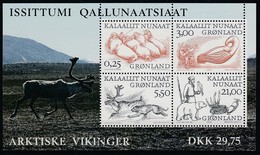 GROENLAND GREENLAND 2000 - YvBF18** MNH - Les Vikings Arctiques - Renne - Blocs