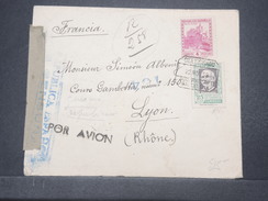 ESPAGNE - Enveloppe De Barcelone Pour La France En 1938 Avec Censure , Affranchissement Plaisant - L 9657 - Marques De Censures Républicaines