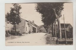 CPSM CLEFMONT (Haute Marne) - Rue Gourière - Clefmont