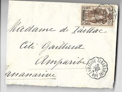 Lettre De Madagascar Du 05 Juillet 1937 - Storia Postale