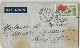 Lettre De Madagascar Du  11 Mai  1938   Tananarive  Vers Paris VII ème - Storia Postale