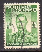 Southern Rhodesia 1937 GVI ½d Definitive, Used, SG 40 (BA) - Southern Rhodesia (...-1964)