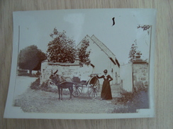 PHOTO PERSONNE PARTANT POUR SAINT GERVAIS 1900 - Lieux