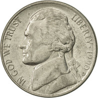 Monnaie, États-Unis, Jefferson Nickel, 5 Cents, 1990, U.S. Mint, Denver, SUP - 1959-…: Lincoln, Memorial Reverse